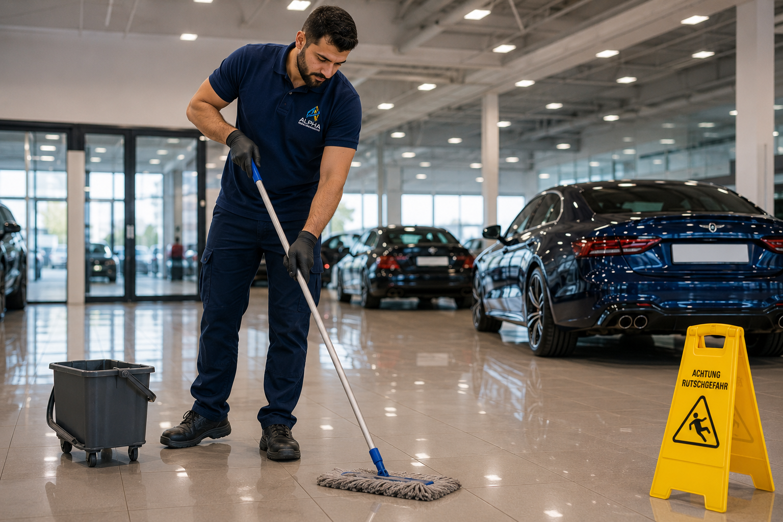 Autohausreinigung Showroom Kehl
